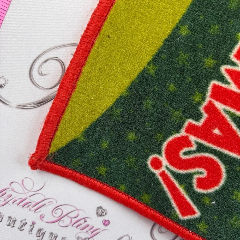 Merry Grinchmas Doormat - Green & Red Holiday Mat